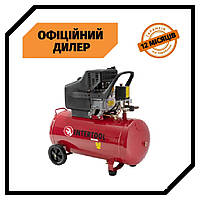 Компрессор воздушный INTERTOOL PT-0003 50 л, 1.5 кВт, 220 В, 8 атм, 206 л/мин TSH