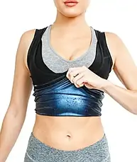 Майка жіноча для схуднення з ефектом сауни Sweat Shaper Women's M/L, Майка для схуднення, фото 4