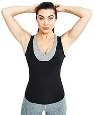 Майка жіноча для схуднення з ефектом сауни Sweat Shaper Women's M/L, Майка для схуднення, фото 3