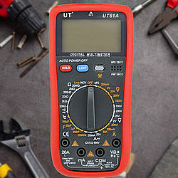 Мультиметр UT61А ART 1017 цифровий тестер Професійний з підсвічуванням і звуком вольтметр амперметр