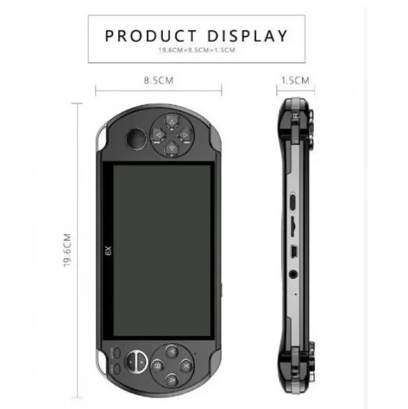ST Портативная игровая приставка консоль PSP X9 - фото 3 - id-p1746501107