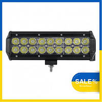 ST Автофара на крышу из алюминия (18 LED) 5D-54W-MIX (235 х 70 х 80)