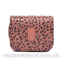 Косметичка/несесер дорожня розкладна підвісна Trevel Toiletry Pouch (малюнок leo camel) 42*24*9 см, фото 4