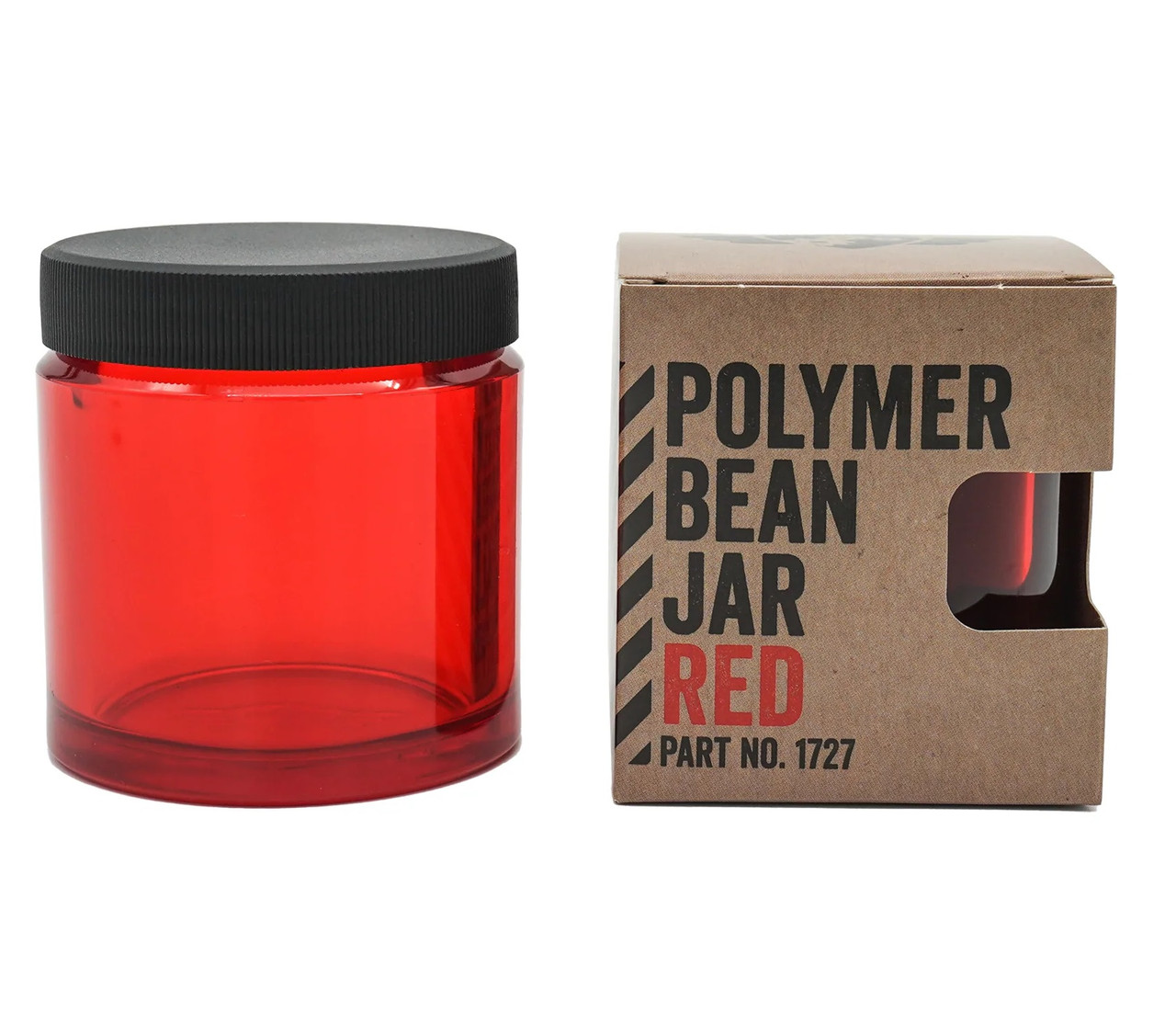 Ємність Comandante Polymer Bean Red Баночка колба для кавомолки Команданте з полімеру