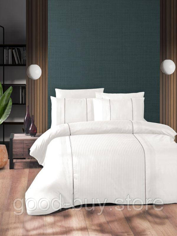 First Сhoice Elegant White постільна білизна ранфорс Deluxe евро 200х220