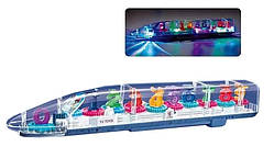 Катер іграшковий 
прозорий з шестірнями, музичний, світло, в кор. 29*7*5 см (120 шт.)