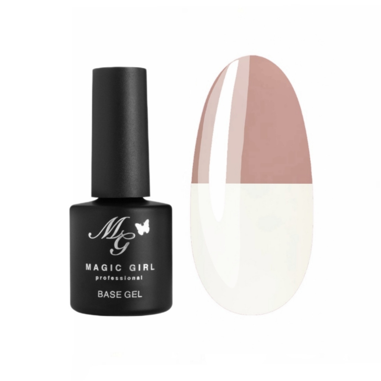 База камуфляжна Термо для нігтів Magic Girl Base TERMO Latte 8 мл, фото 1