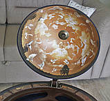 Глобус бар підлоговий з дерева на 3-х ніжках з малюнком зодіак, фото 6