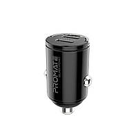 Автомобільний зарядний пристрій Promate Bullet-PD40 W 2хUSB-C Black (bullet-pd40.black)