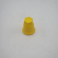 Колпачки пластиковые на гайку 32 Желтые