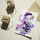 Листівка з Ци Ци Геншен Імпакт, фото 2