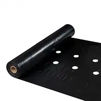 Пленка 30 мкм 1.0м*1000м чёрная перфорированная для мульчирования