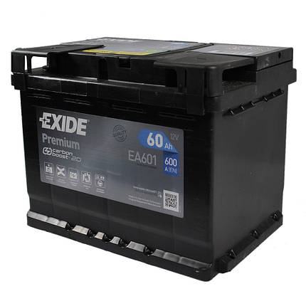 Акумулятор автомобільний Exide premium 60 Ah 600 En (1), фото 2