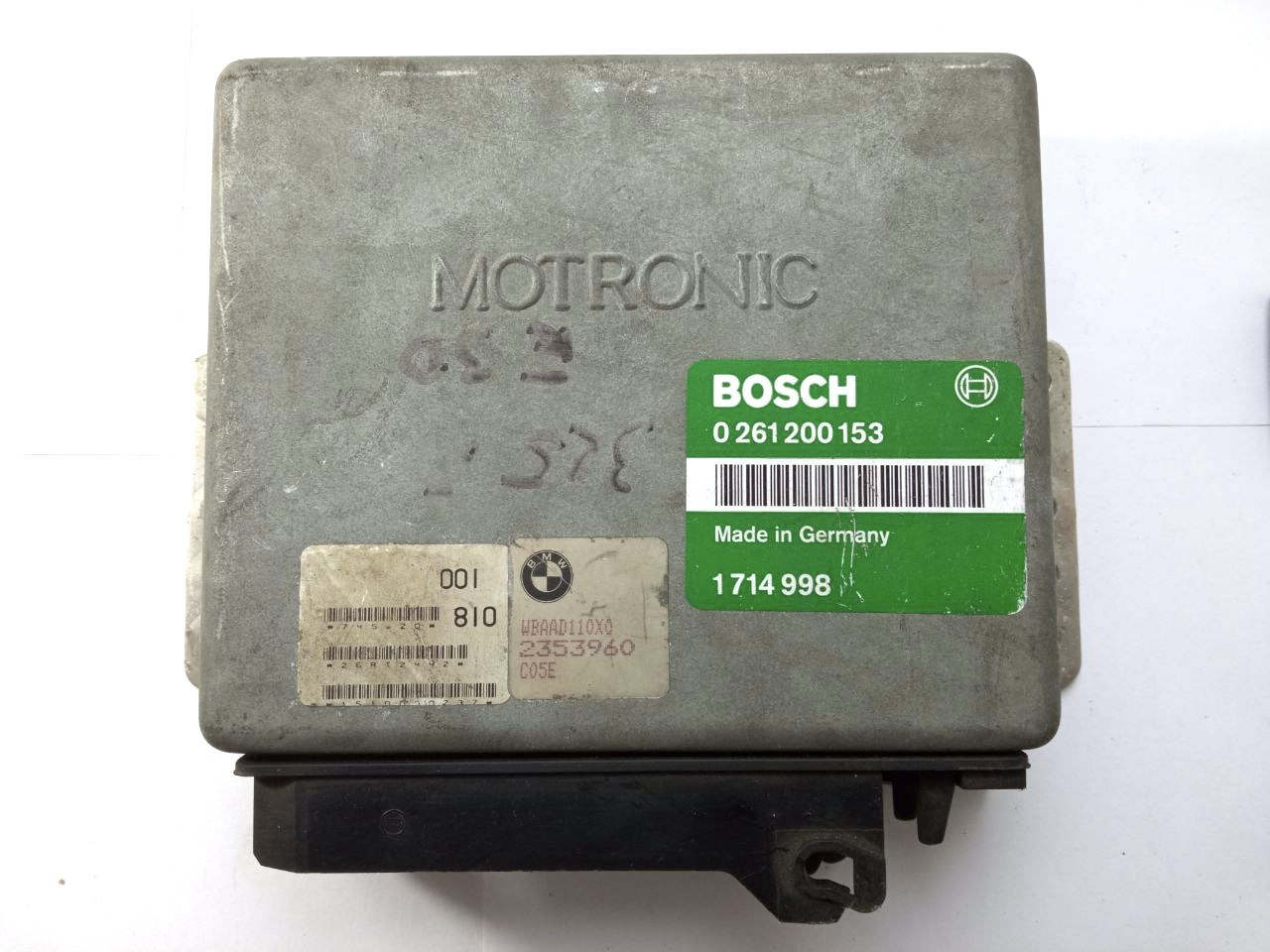 Електронний блок керування BMW E30 325 0261200153 / 0 261 200 153 / 1714998, фото 1