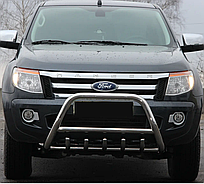 Кенгурятник передній захист WT003 (нерж) Ford Ranger 2011-