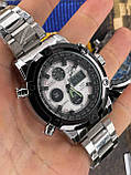 Чоловічі годинники AMST 3022 Metall Silver-Black-Silver, фото 9
