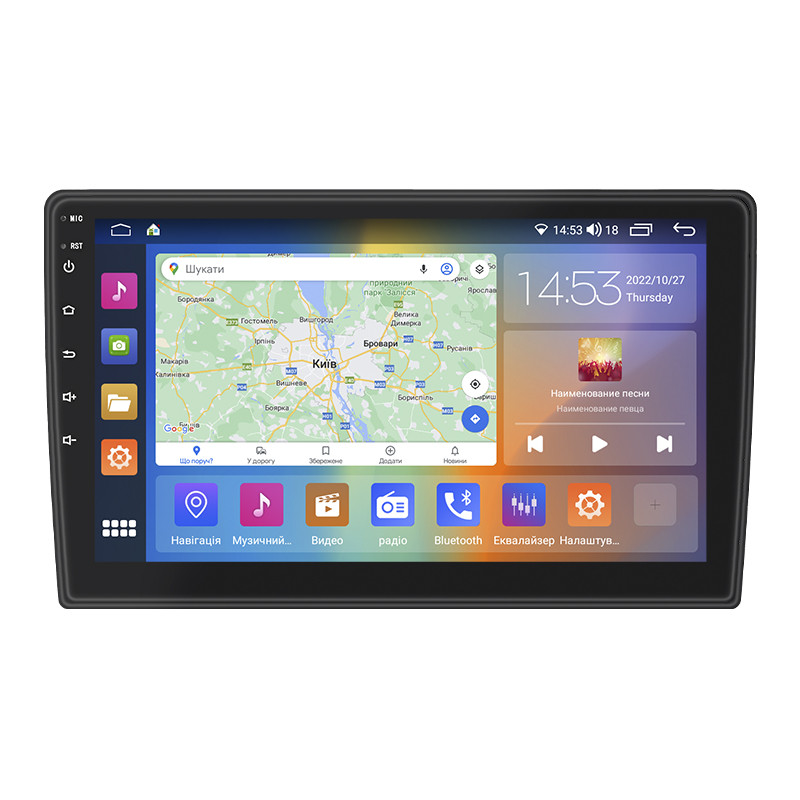Штатна магнітола Lesko для Hyundai Grandeur IV Рестайлінг 2009-2011г 9" 2/32Gb CarPlay 4G Wi-Fi GPS Prime