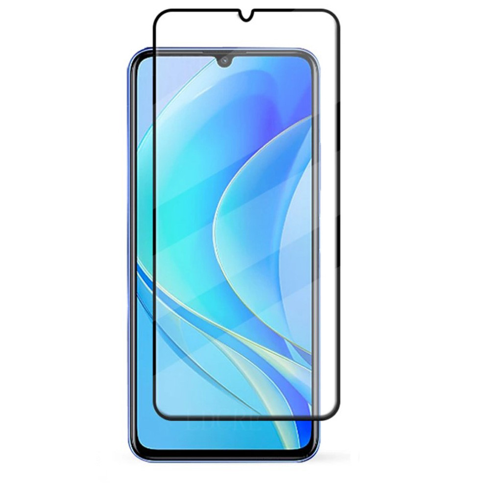 Загартоване захисне скло Full Screen Tempered Glass для Huawei Nova Y70 / Y70 Plus, Black