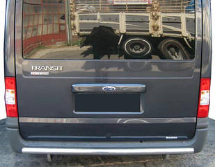Захист заднього бамперу AK002 нерж Ford Transit 2000-2014