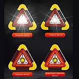 Прожектор знак Аварійка LED ЗНАК 5 режимів Багатофункціональний акумуляторний hurry bolt work light hb 6609, фото 9