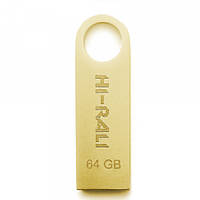 Флеш-накопитель USB 64GB Hi-Rali Shuttle Series Gold (HI-64GBSHGD)