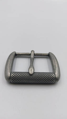 Пряжка для мужского ремня 45 мм , металлическая, цвет матовый никель с ...