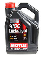 Motul 4100 Turbolight 10W-40 4л (387607/109462) Полусинтетическое моторное масло