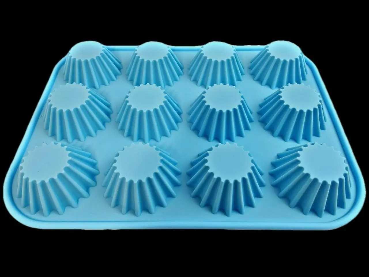 Форма для Випікання Кексів І Мафінів Силіконова на 12 Шт. — Купити ...