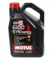 Motul 6100 Syn-nergy 5W-40 5л (368351/107979) Синтетическое моторное масло