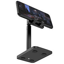 Настільний тримач Hoco PH27 Soaring metal desktop stand 4,7-10" Black