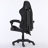 Компютерне крісло EXT ONE ЧОРНО-СІРЕ Геймерське крісло Офісне крісло спортивне Крісло ігрове до 120кг Польша, фото 7