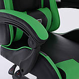 Компютерне крісло EXT ONE ЧОРНО-ЗЕЛЕНЕ Геймерське крісло Офісне крісло спортивне Крісло ігрове до 120кг Польша, фото 3