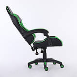 Компютерне крісло EXT ONE ЧОРНО-ЗЕЛЕНЕ Геймерське крісло Офісне крісло спортивне Крісло ігрове до 120кг Польша, фото 8