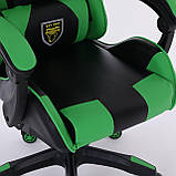 Компютерне крісло EXT ONE ЧОРНО-ЗЕЛЕНЕ Геймерське крісло Офісне крісло спортивне Крісло ігрове до 120кг Польша, фото 4