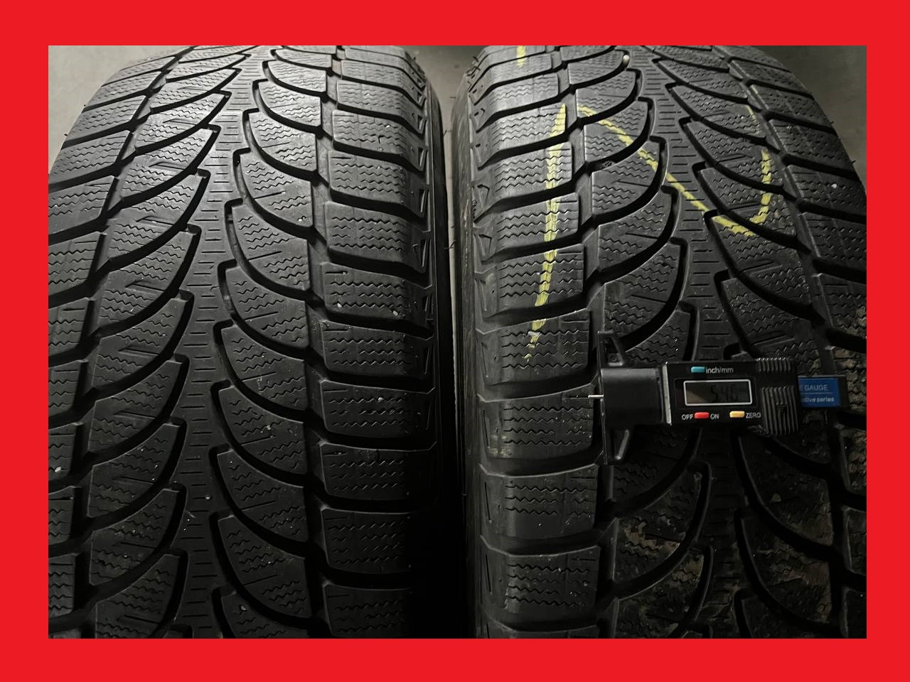 Шини зимові  R 17 225 60  Bridgestone Бріджстоун