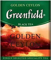 Чай чорний GREENFIELD GOLDEN CEYLON 100 пакетів ХоРеКа