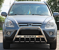 Кенгурятник WT004 (нерж) Honda CRV (2001-2006)