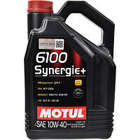 Motul 6100 Synergie+ 10W-40 4л (839441/101491/109463) Полусинтетическое моторное масло