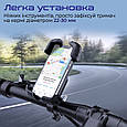 Велосипедний тримач для телефону Promate BikeMount-2 Black (bikemount-2.black), фото 5