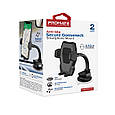 Автомобільний тримач для телефона Promate DashMount Black (dashmount.black), фото 7
