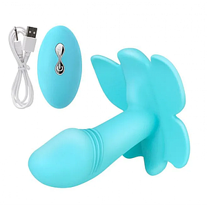 Вібратор під трусики Oberon на пульті з USB зарядкою