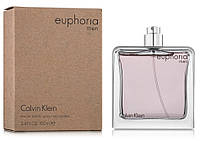 Мужские духи Calvin Klein Euphoria Men Tester (Кельвин Кляйн Эйфория Мэн) Туалетная вода 100 ml/мл Тестер