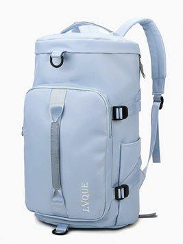 Сумка спортивна з кишенею для взуття 18л | 43*26*16 Блакитна