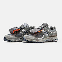 Чоловічі Кросівки New Balance 2002R Grey Pouch / Нью Беланс 2002Р Пауч Сірі, фото 4