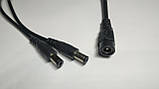Кабель живлення роздвоювач заводської 5.5x2.1/2.5mm, 5-12V/2A для роутера/терміналу/модема, 30 см, фото 3