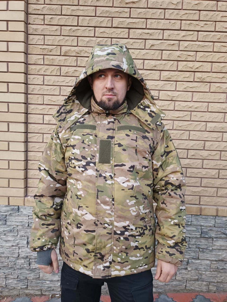 Зимова куртка бушлат піксель Зимова форма Вологостійкий піксель, Костюм тактичний, Армейська зимова форма