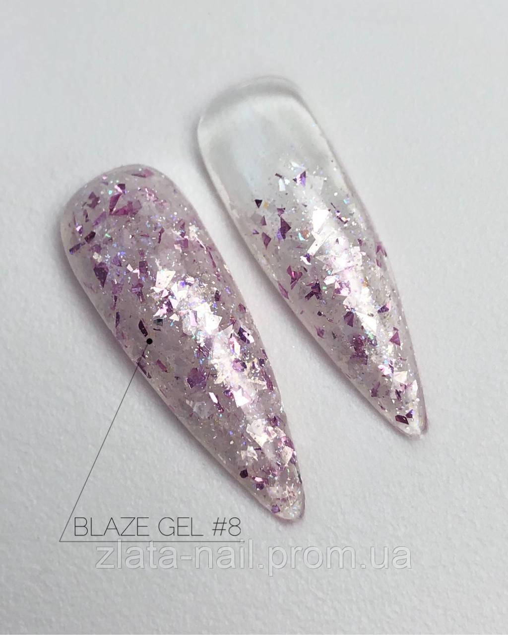 Гель лак CROOZ BLAZE 8 мл;№8
