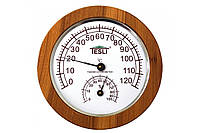 Термогигрометр для сауны и бани Tesli большой D 245 мм
