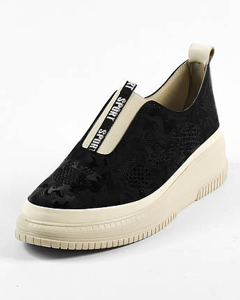 Сліпони жіночі Guero 352543 39 Чорні шкіра 36, фото 1