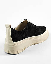 Сліпони жіночі Guero 352543 39 Чорні шкіра 36, фото 3